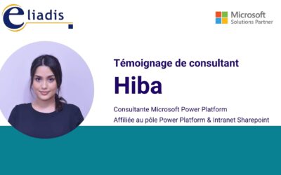 Témoignage de Consultant Microsoft Power Platform Junior – Hiba